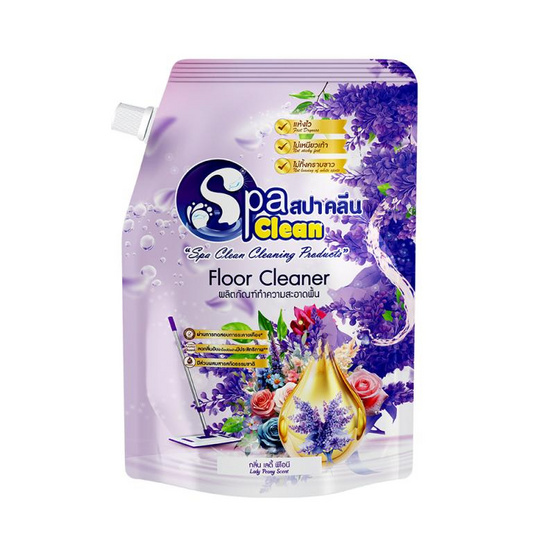 สปาคลีน น้ำยาถูพื้น กลิ่นเลดี้พีโอนี 1800 มล.
