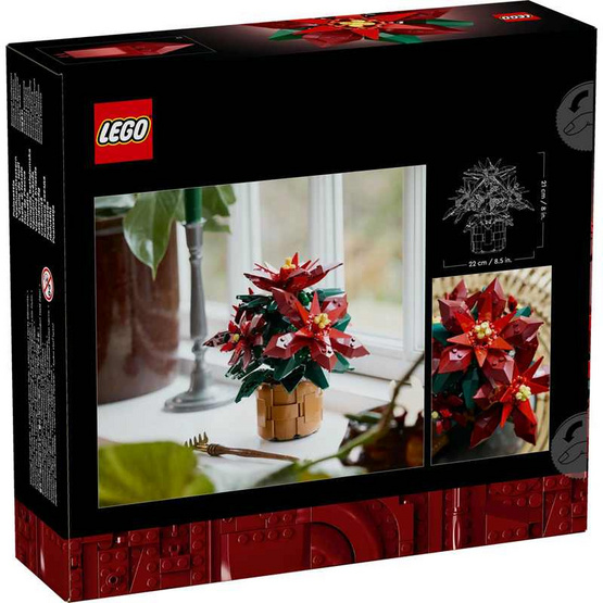 LEGO ตัวต่อเสริมทักษะ ICONS Poinsettia
