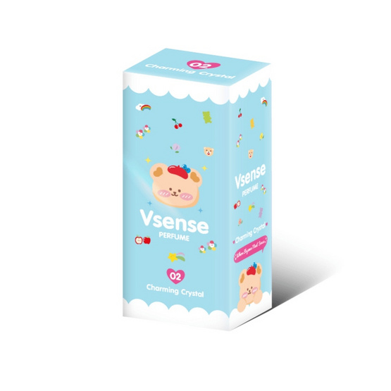 Vsense ชาร์มมิ่ง คริสตัล เพอร์ฟูม 10 ml สีฟ้า