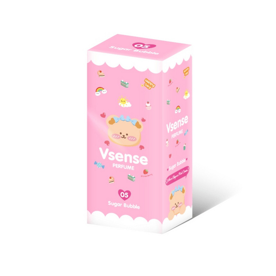 Vsense ชูการ์ บับเบิ้ล เพอร์ฟูม 10 ml สีชมพู