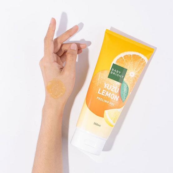 Baby Bright เจลลอกขี้ไคล Yuzu Lemon Peeling Gel 350มล.