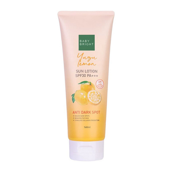 Baby Bright โลชั่นบำรุงผิวกาย Yuzu Lemon Sun Lotion SPF30 PA+++ 160มล.
