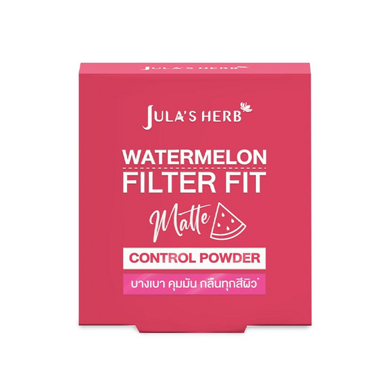 Jula's Herb แป้งพัพ Watermelon Filter Fit Matte Control Powder 5 กรัม 01 Yellow Beige