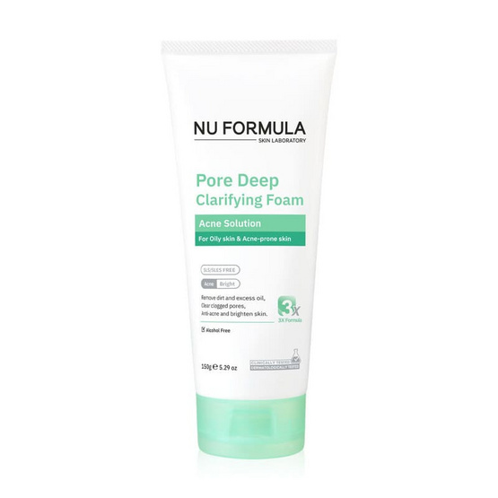 Nu Formula โฟมล้างหน้า Pore Deep Clarifying Foam 150กรัม