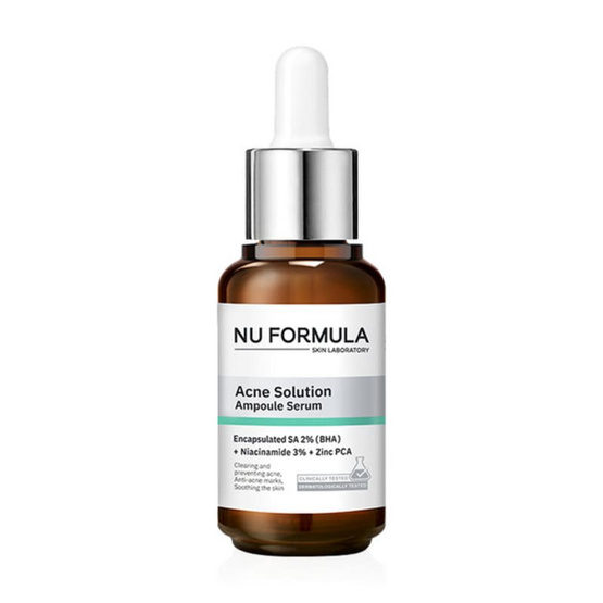 Nu Formula แอมพูลเซรั่มAcne Solution Ampoule Serum  30มล.