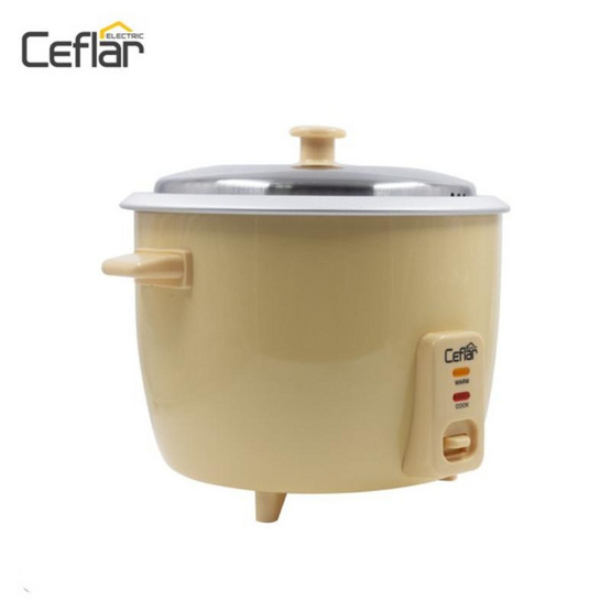 Ceflar หม้อหุงข้าวอุ่นทิพย์ รุ่น CR185 Yellow 1.8L