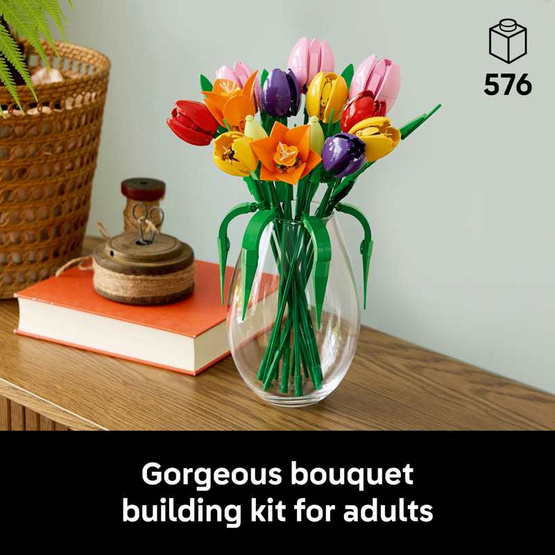 LEGO ตัวต่อเสริมทักษะ Botanicals Tulip Bouquet