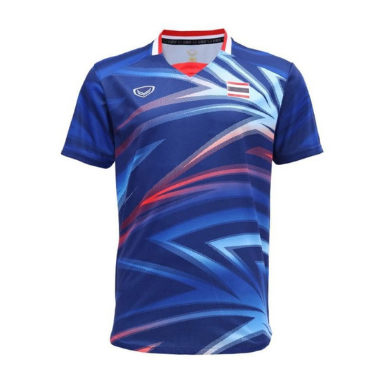 GRAND SPORT เสื้อคอวีแขนสั้น SEA GAMES 2025 (สีน้ำเงิน) รุ่น 072094