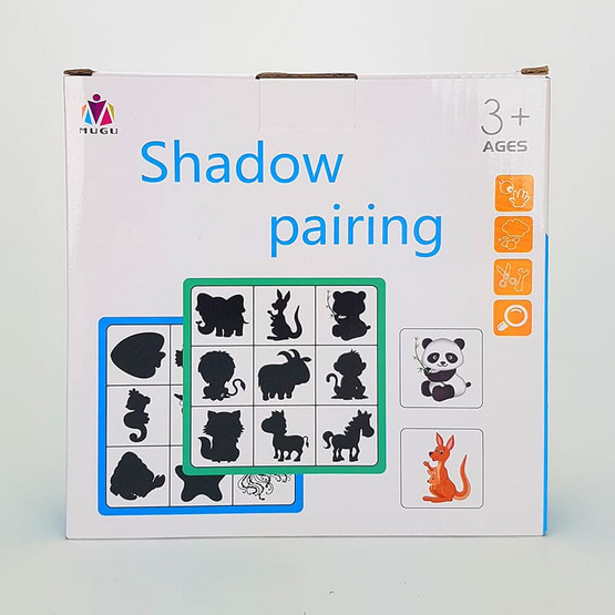 Mastery Toys จับคู่เงาไม้กล่อง