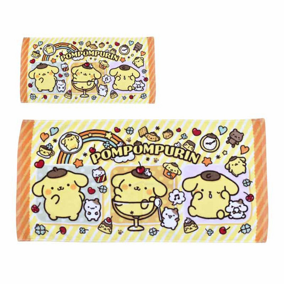 Chilli SET ผ้าขนหนู 16x32+30x60นิ้ว Pompompurin Bakery