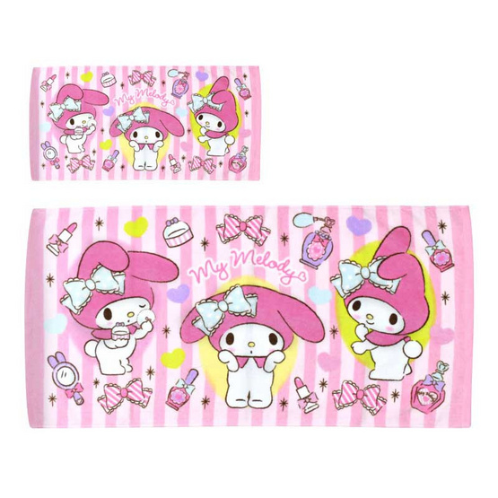 Chilli SET ผ้าขนหนู 16x32+30x60นิ้ว My Melody Beauty