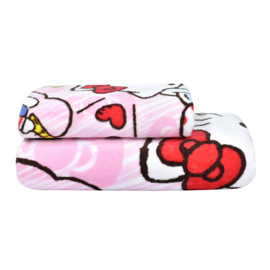 Chilli SET ผ้าขนหนู 16x32+27x54นิ้ว Kitty Candies