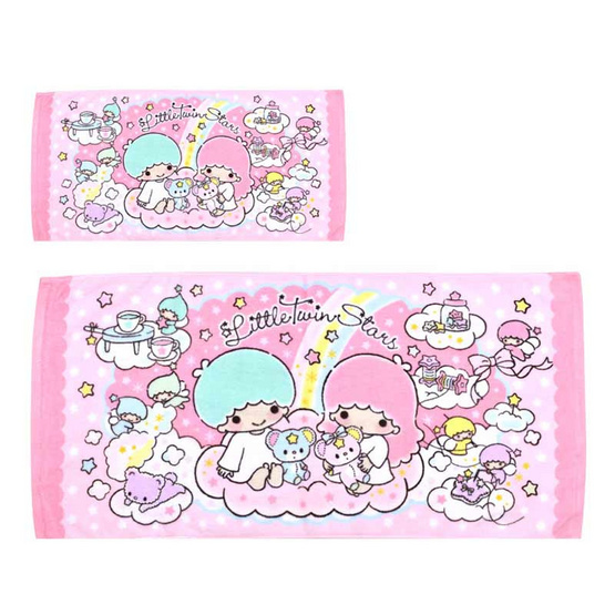 Chilli SET ผ้าขนหนู 16x32+27x54นิ้ว Twin Star ก้อนเมฆ