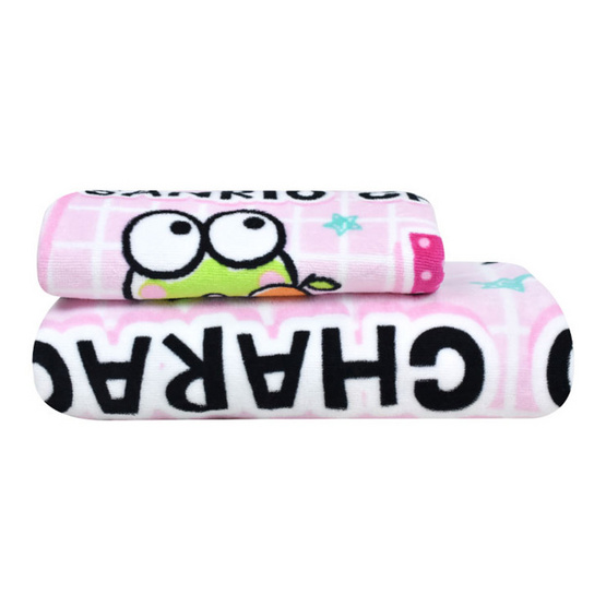 Chilli SET ผ้าขนหนู 16x32+27x54นิ้ว Sanrio mix ดินสอ