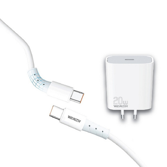 Wealth Type C to C Charger Set รุ่น R12