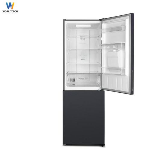 Worldtech ตู้เย็น 2 ประตู รุ่น WTMRF236W Gray 8.2Q