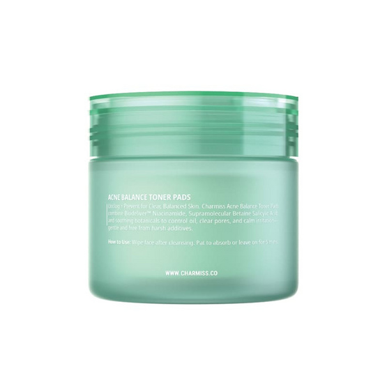Charmiss โทนเนอร์แพด Acne Balance Toner Pads 80 แผ่น
