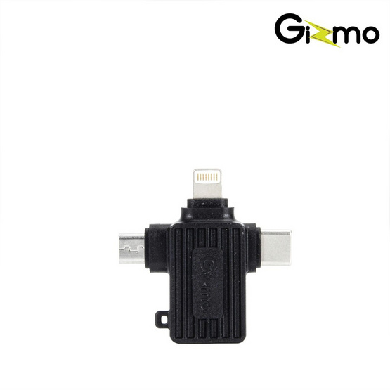 Gizmo OTG Adapter 3 in 1 รุ่น GA-015 Black