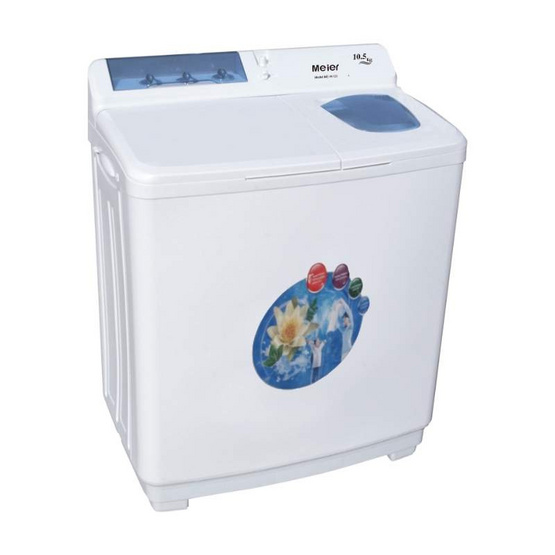 Meier เครื่องซักผ้า 2 ถัง 10.5 KG รุ่น ME-W105 A ขาว