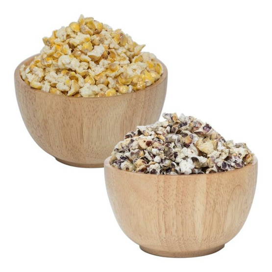 ภูมิไทย ป๊อปคอร์นดอย 2 สี ขนาด 250 กรัม (สีม่วง 1 ซอง สีเหลือง 1 ซอง)