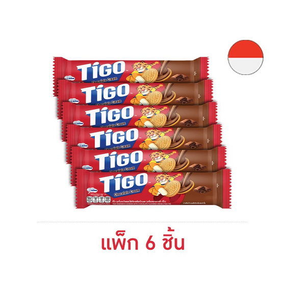 ทีโก คุกกี้แซนวิชสอดไส้ครีมรสช็อกโกแลต 105 กรัม (แพ็ก 6 ชิ้น)