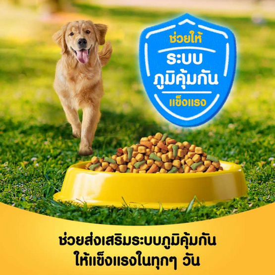 เพดดิกรี อาหารสุนัข ชนิดเม็ด สูตรสุนัขโต รสไก่และผัก 3 กก.