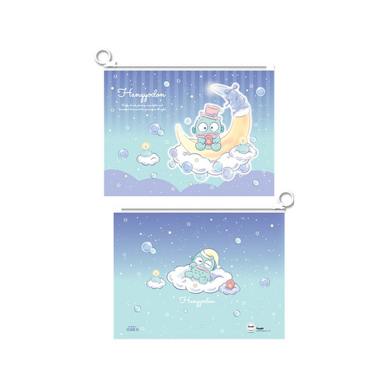 CODE:D แฟ้มรูดพลาสติก Sanrio คละลาย (แพ็ก 4 ซอง)