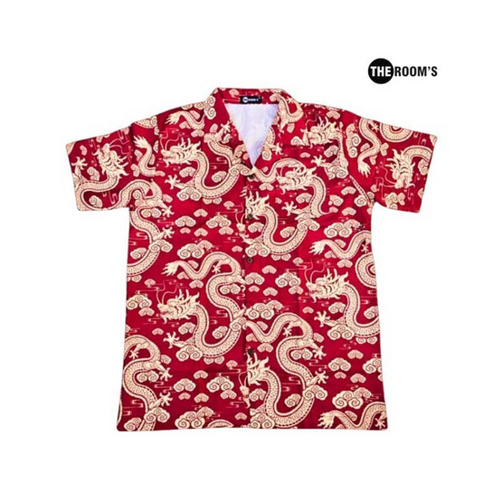 THE ROOM'S เสื้อฮาวาย ลายมังกร จูหลง