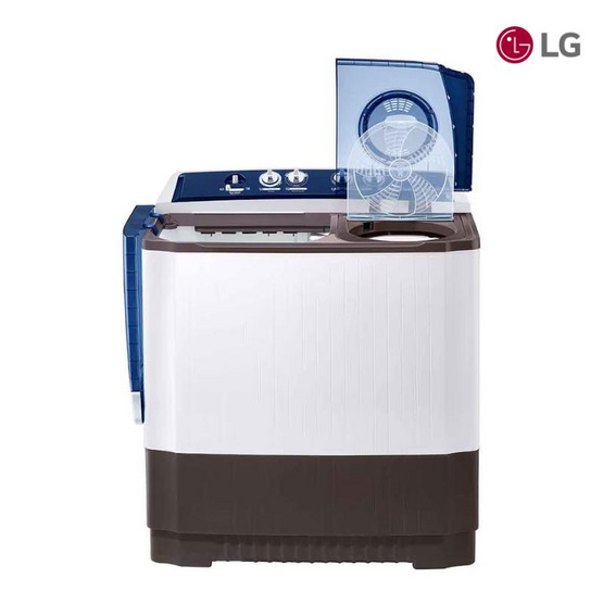 LG เครื่องซักผ้า 2 ถัง 15 กิโลกรัม รุ่น TT15WAPG