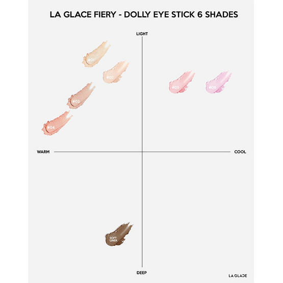 La Glace อายไลเนอร์ Fiery Baby-Dolly Eye Stick 0.28 กรัม