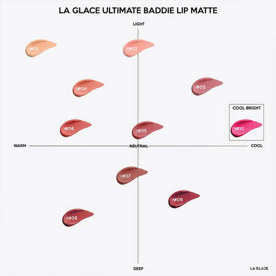 La Glace ลิปแมท Ultimate Baddie Lip Matte 2.3 กรัม