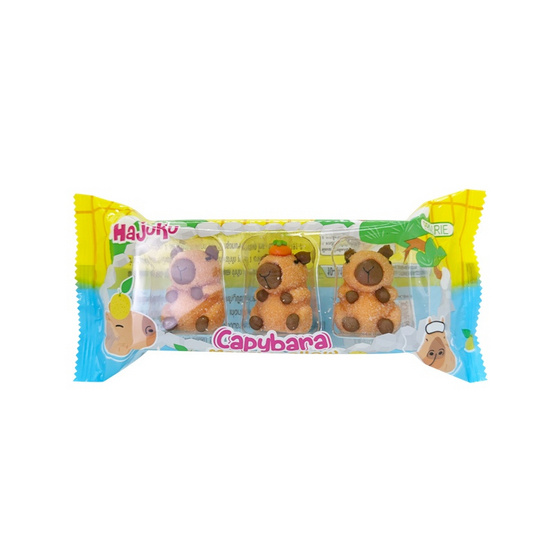 ฮาจูกุ มาร์ชแมลโลว์คาปิบาร่า 30 กรัม (แพ็ก 8 ชิ้น)