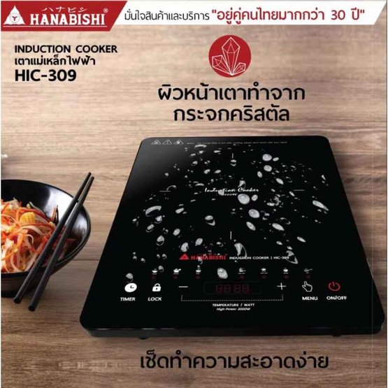 Hanabishi เตาแม่เหล็กไฟฟ้า รุ่น HIC-309
