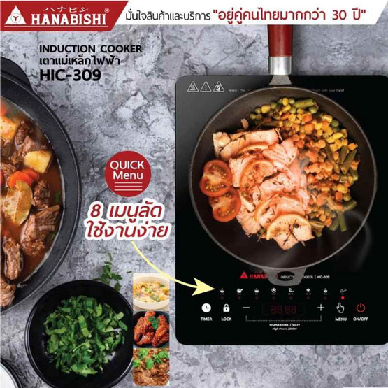Hanabishi เตาแม่เหล็กไฟฟ้า รุ่น HIC-309