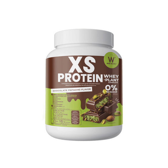 เอ็กซ์เอส โปรตีน พลัส กลิ่นช็อกโกแลต พิสตาชิโอ้ บรรจุ 240 กรัม