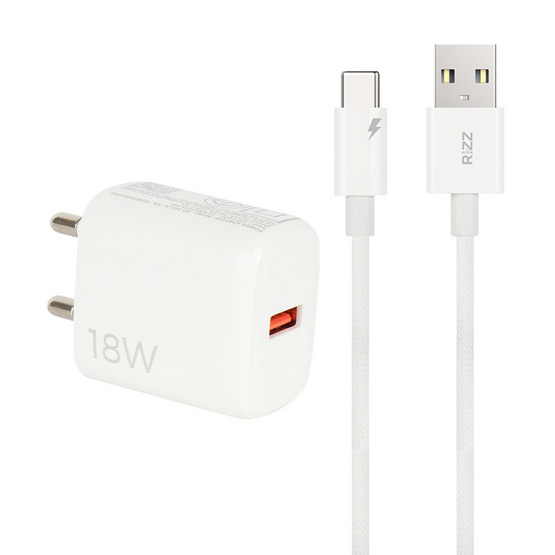 Rizz 2in1 Wall Charger 3A Model RWC-236G (White)