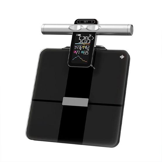 AUTOBOT Smart Scale รุ่น PRO เครื่องน้ำหนัก อัจฉริยะ Smart Scale เซนเซอร์8อิเล็กโทรด-สีดำ