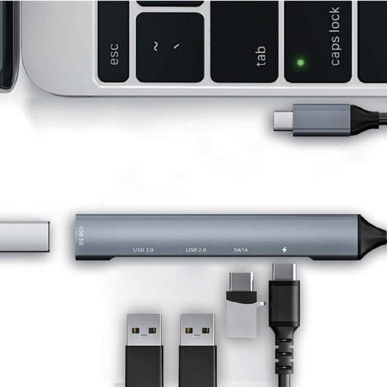 Hale Hub ถ่ายโอนข้อมูล 5in1 USB-C/PD100W to USB-A/USB-C รุ่น HG-02