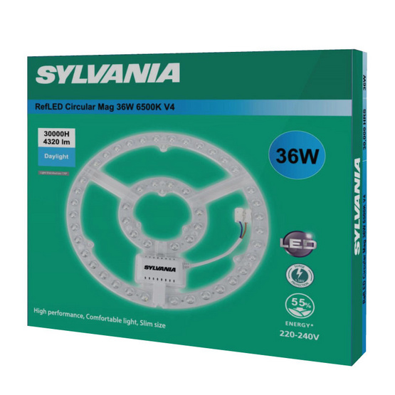 SYLVANIA แผงไฟเพดานกลม 
LED Mag 36W 6500K V4 กำลัง 36W DL