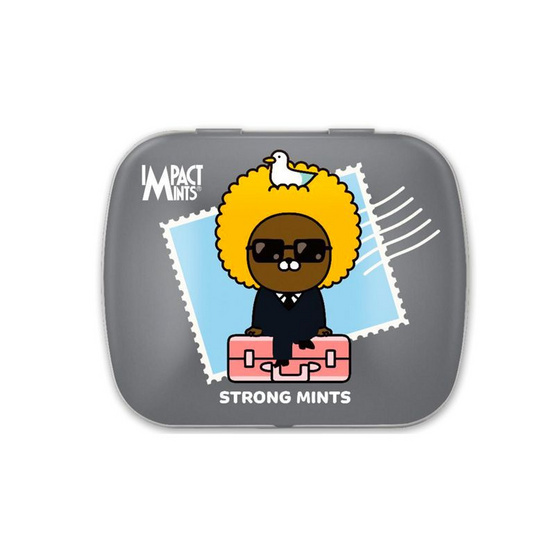 อิมแพ็คมินต์ ลูกอมซูกาฟรีสตรองมินต์กาเกาตลับ 15 กรัม (แพ็ก 6 ชิ้น)