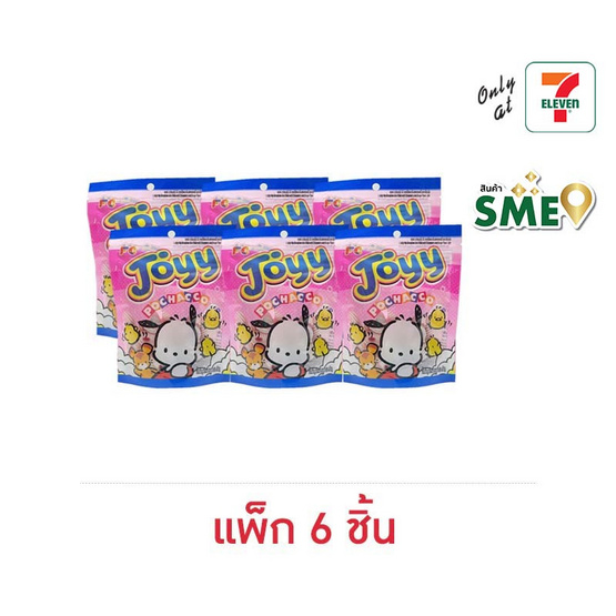 จอยย์ มาร์ชเมลโล่มินิโปเชโกะ 55 กรัม (แพ็ก 6 ชิ้น)