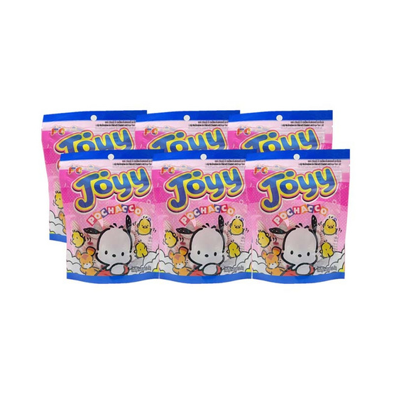 จอยย์ มาร์ชเมลโล่มินิโปเชโกะ 55 กรัม (แพ็ก 6 ชิ้น)