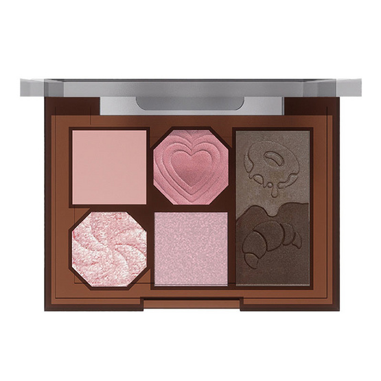 Cosluxe พาเลทอายแชโดว์ Browntopia Eye Palette 5.7 กรัม