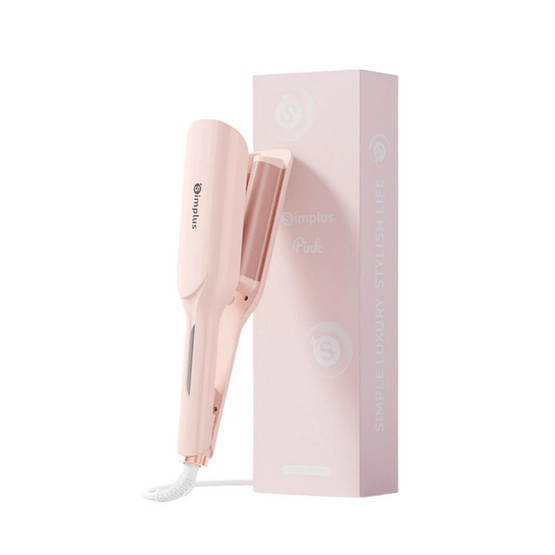 Simplus เครื่องหนีบผมลอน 32MM รุ่น JFBA011 Pink