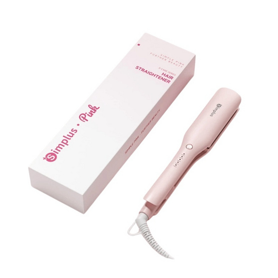 Simplus เครื่องหนีบผม 5 ระดับ 30 วัตต์ รุ่น ZFBA005 Pink