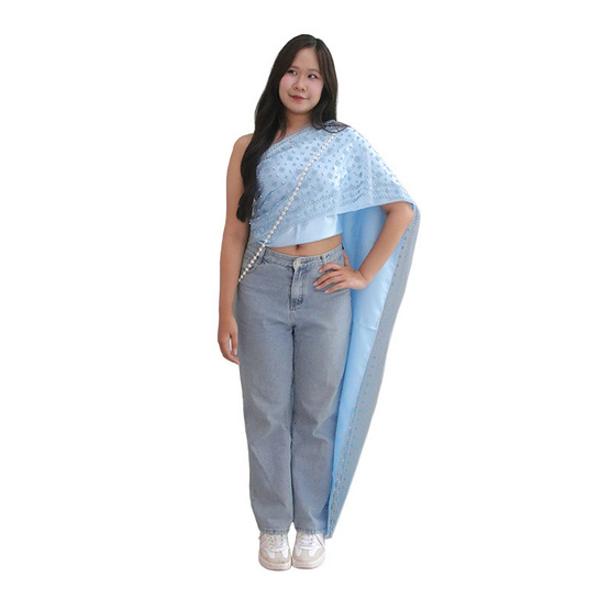 Day2Nite เซ็ตสไบพร้อมเครื่องประดับ สีฟ้า