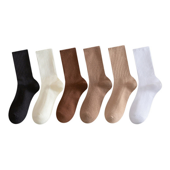 CC SOCK ถุงเท้าข้อยาวคลาสสิก NCR แพ็ค 6 คู่