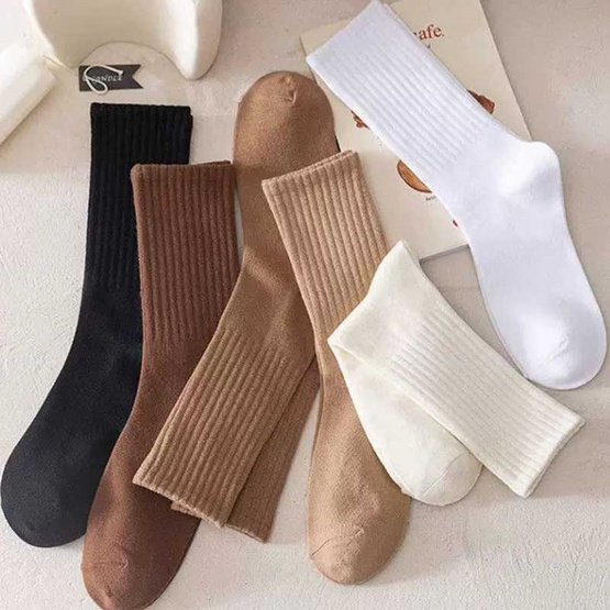 CC SOCK ถุงเท้าข้อยาวคลาสสิก NCR แพ็ค 6 คู่