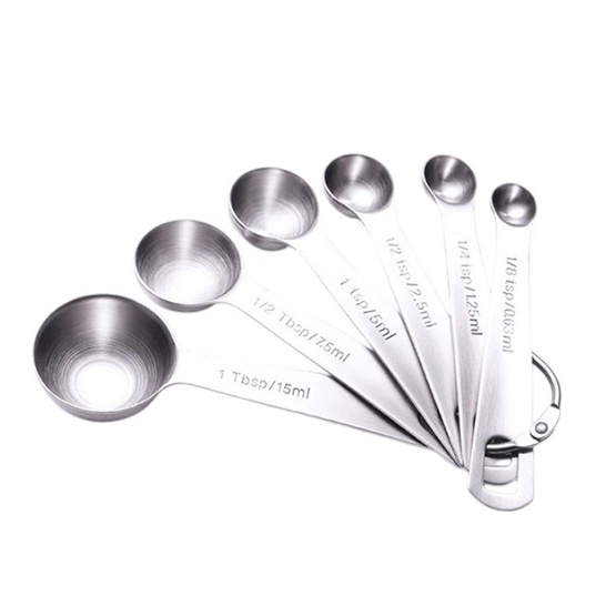 TS Modern living ชุดช้อนตวงสแตนเลส 6 ชิ้น รุ่น KC0112-6