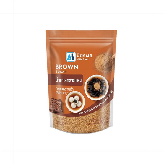 มิตรผล น้ำตาลทรายแดง 500 กรัม (แพ็ก 4 ชิ้น)